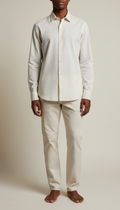 Porcelain Cotton Tailored Shirt